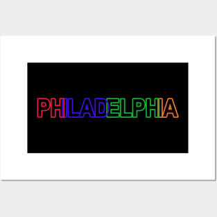 Neon Philadelphia Posters and Art